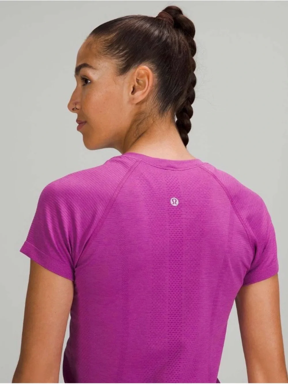 lululemon athletica Short-Sleeve Active Tee - Magenta. OPEN TO OFFERS